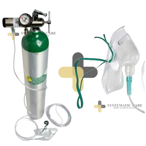 Oxygen Delivery System with 2x10 L Cylinder Set - SYSTEMATIC CARE ...