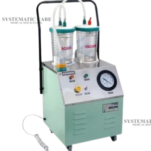 Suction Device twin bottle electric on wheels 20L/min