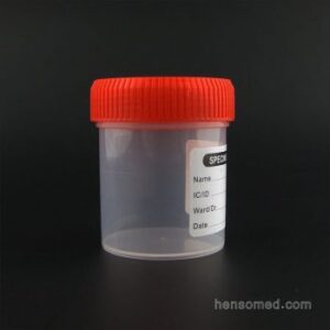 Urine container 60ml (Red] Each