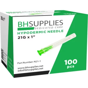Needles Disposable 21G (Green) 100S