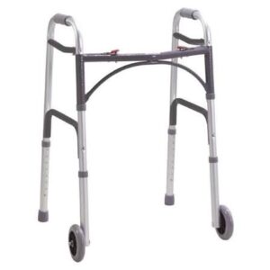 WALKING FRAME FOLDABLE WITH WHEELS